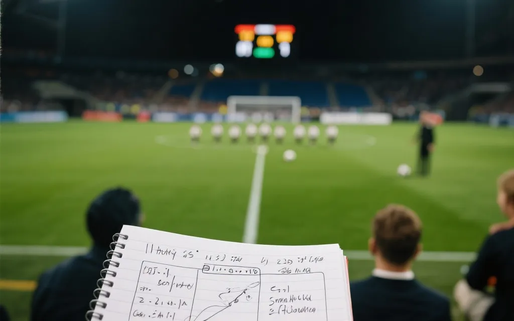 点球大战复盘与数据笔记的画面示意